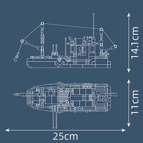 MouldKing Bustling Freeport Series Technic