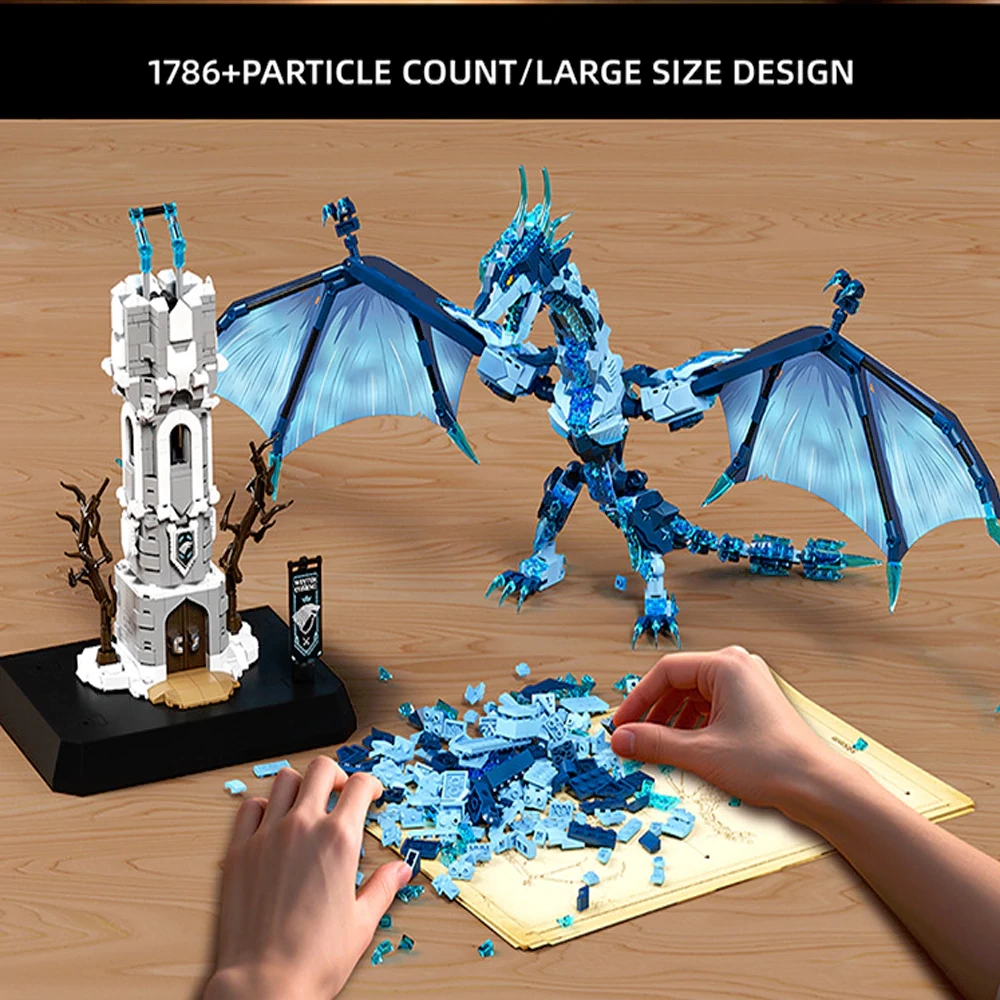 12O 99005 BLUE DRAGON Monster Dinosaur