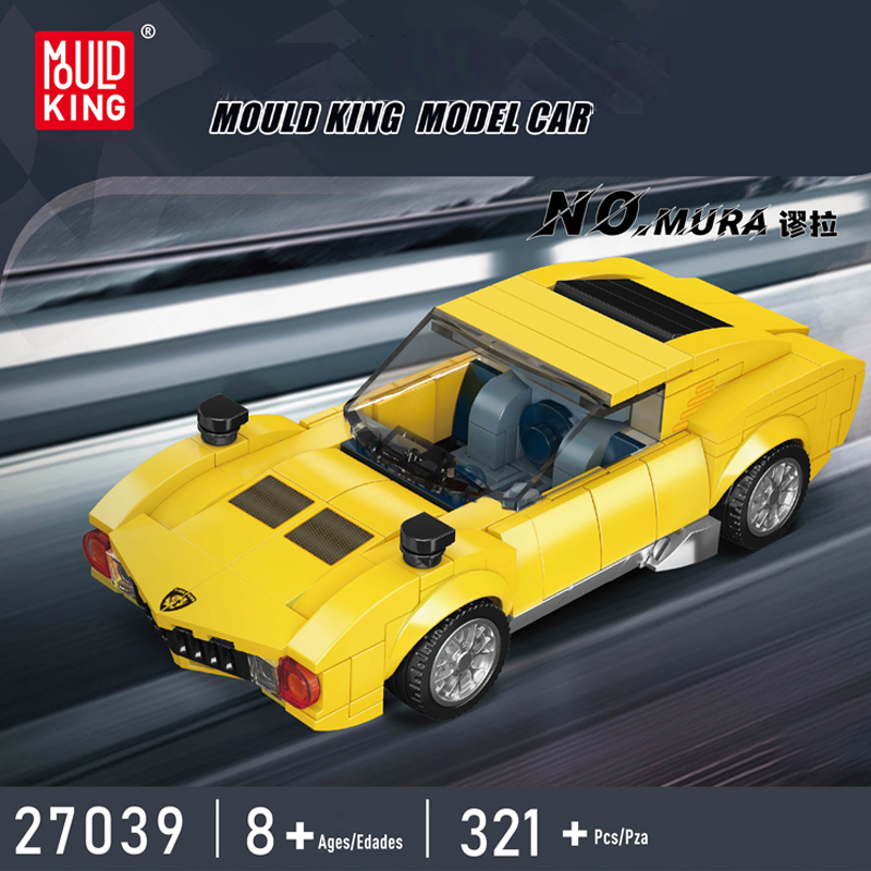 [With Display Box] MouldKing Model Car Super Racers Speed Champions Collection 1