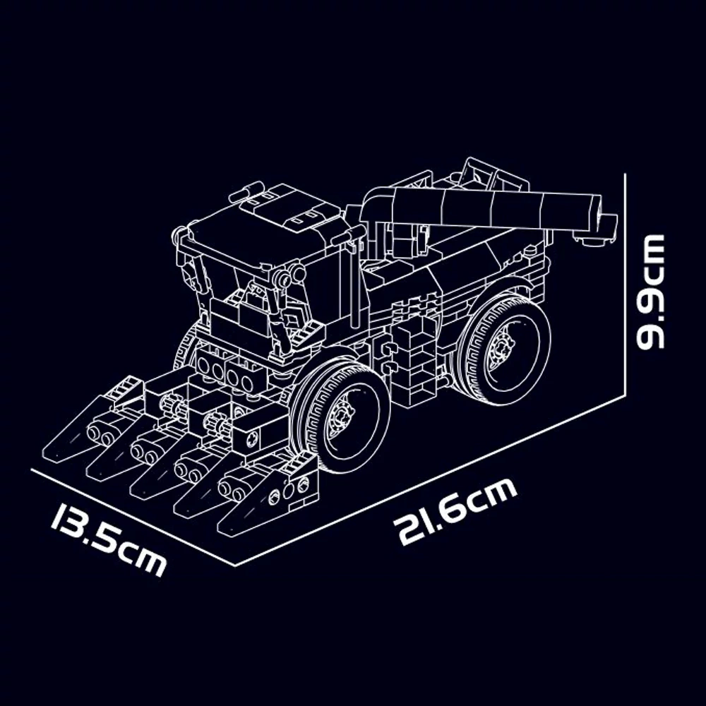 MouldKing 24091 Combine Harvester Technic