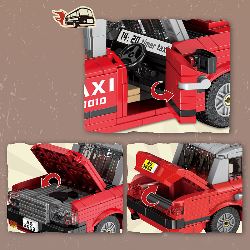 ZHEGAO 991010 Retro Taxi Technic