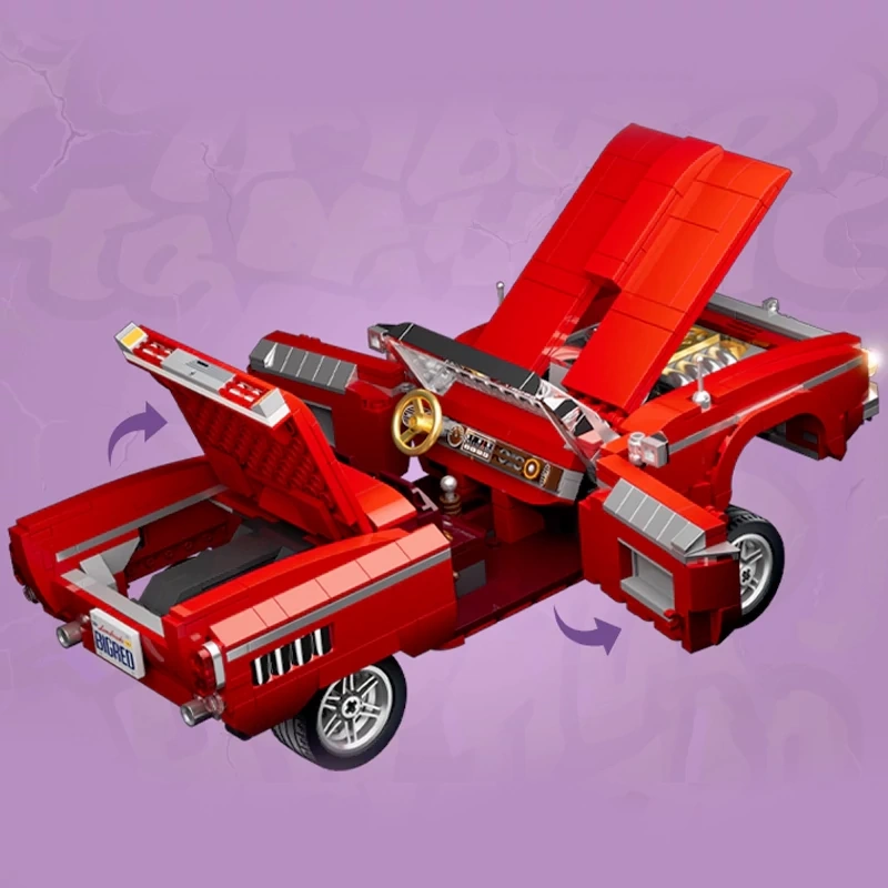 FunWhole L9093 Collectible LowRider - Big Red Technic
