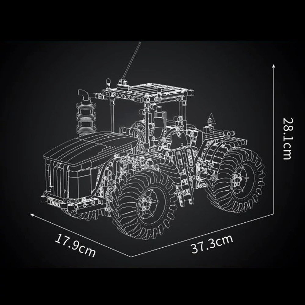 MouldKing Challenger Articlated Tractor Technic