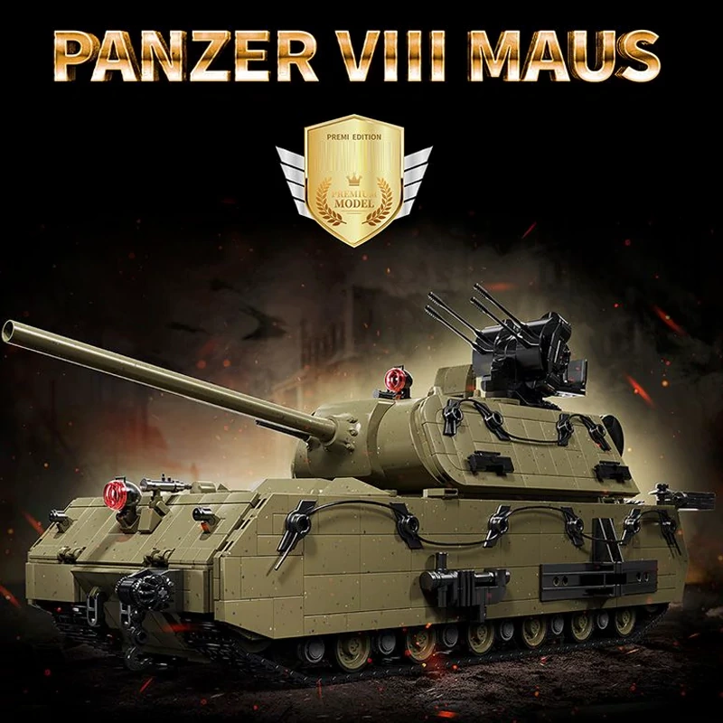 12GO 98001 PANZER VIII MAUS Tank Military
