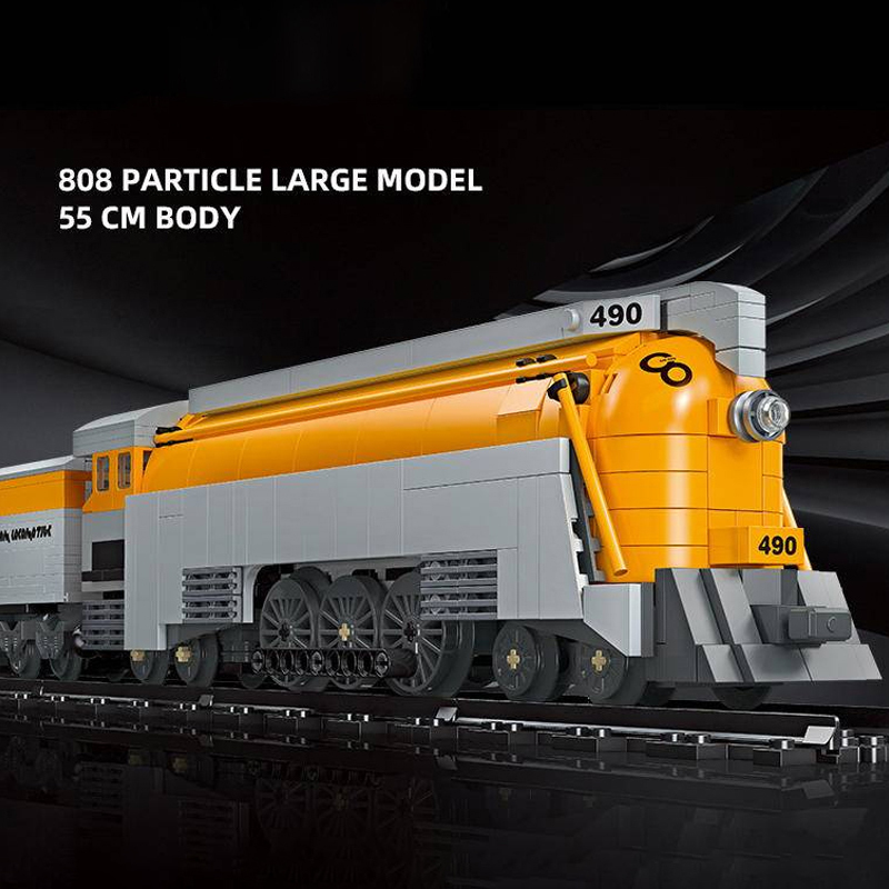 JIESTAR 59021 CO 490 Steam Train Creator Expert Building Blocks 808±pcs Bricks Toys Model From China