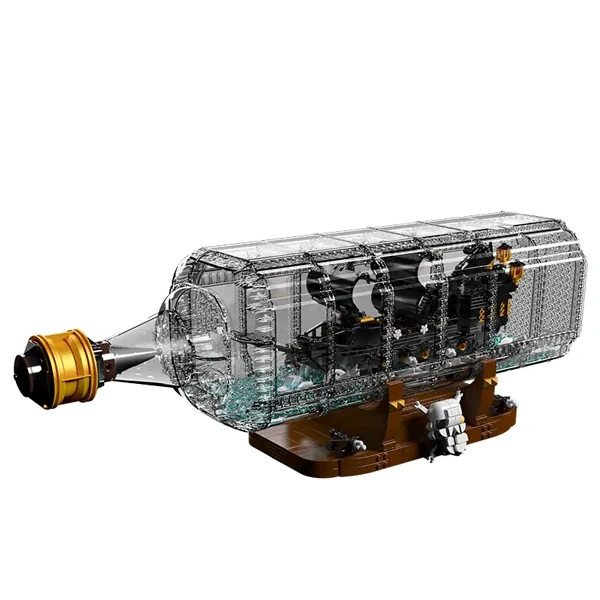 MouldKing 10065S Black Pearl Drifting Bottle Historical