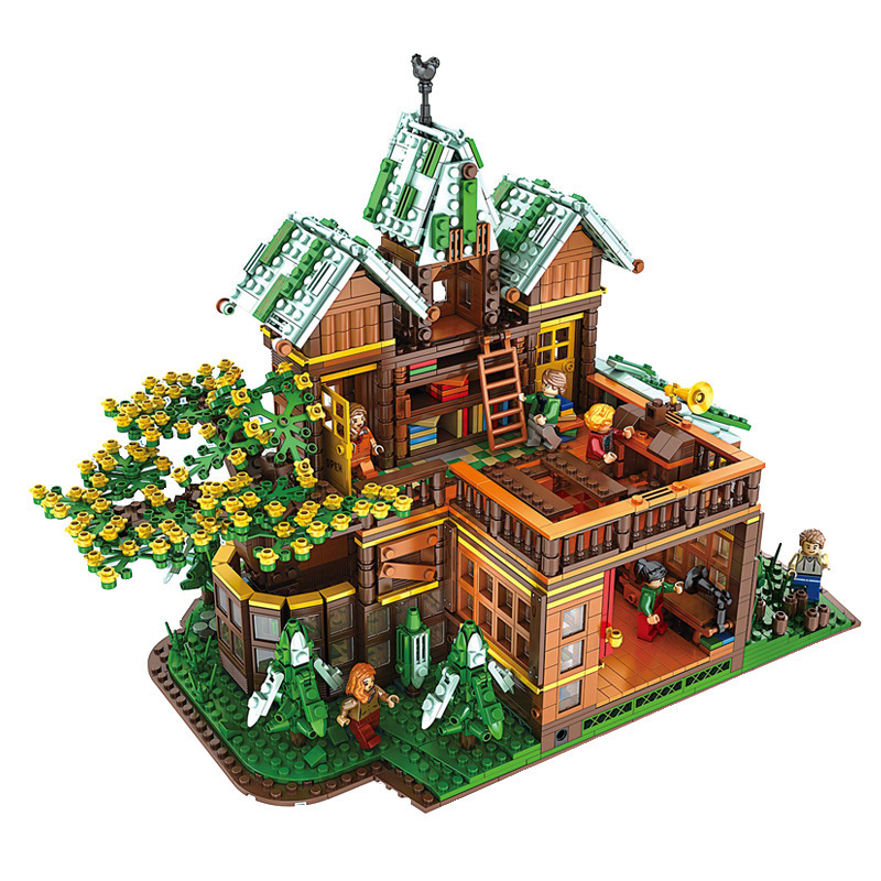 JUHANG 86002 Creator Series The Time Room House Building Blocks 2466pcs Bricks Toy Gift For Child