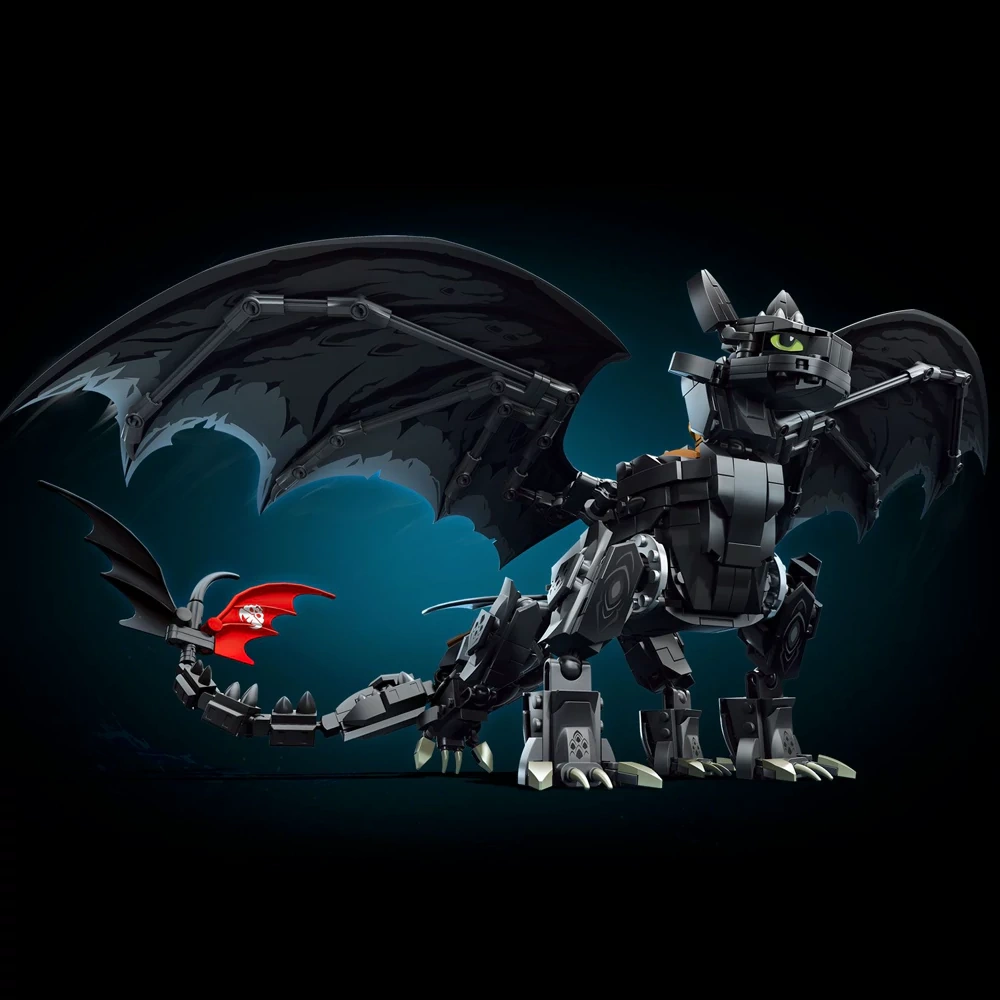 Leyi 68259 Night Fury How To Train Your Dragon Movie