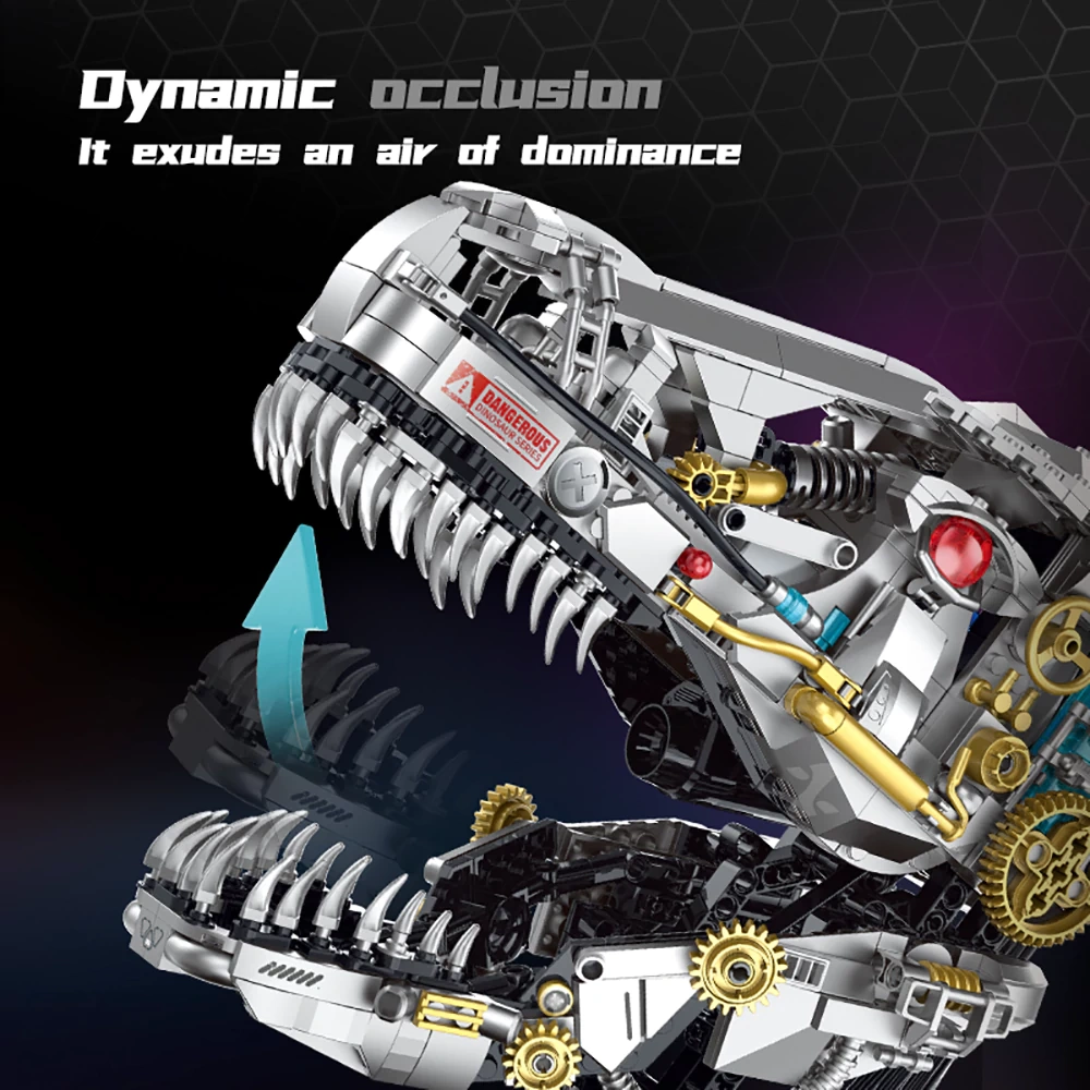 XINZHUAN Mechanical dinosaur skull Monster Dinosaur