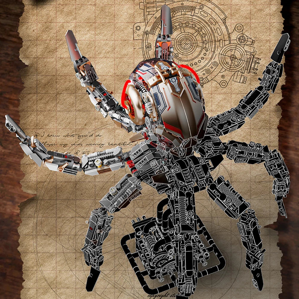 MJI 13085 Machiner Semi Mechanical Octopus Creator Expert