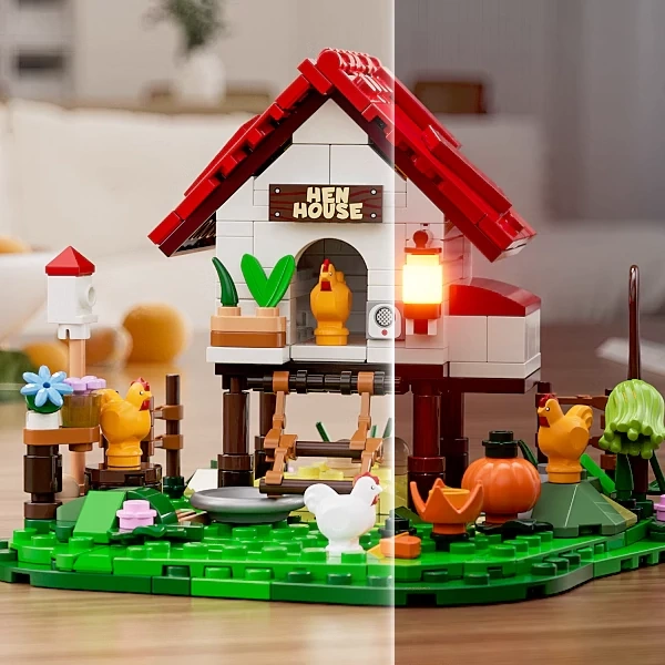 FunWhole F9034 Mini Chicken Coop Creator Expert