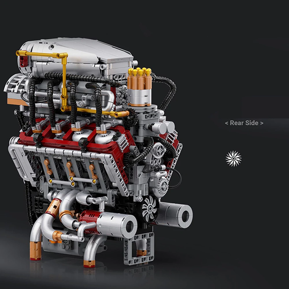 EiKee Y15001 SUPER CAR V8 ENGINE Technic