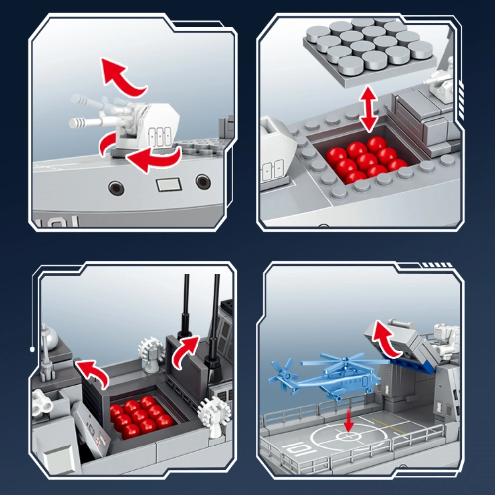 SEMBO 208050 TYPE 055 DESTROYER Military