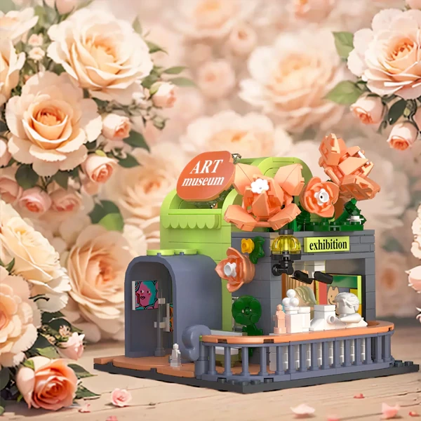 [Mini Micro Bricks] ZHEGAO Flower Hut Modular Buildings