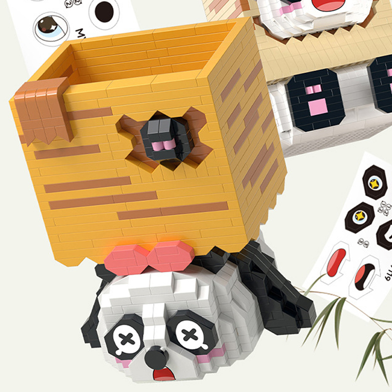 MoYu MY97120 Panda Building Block Pen Holder Series-Panni Creator Expert