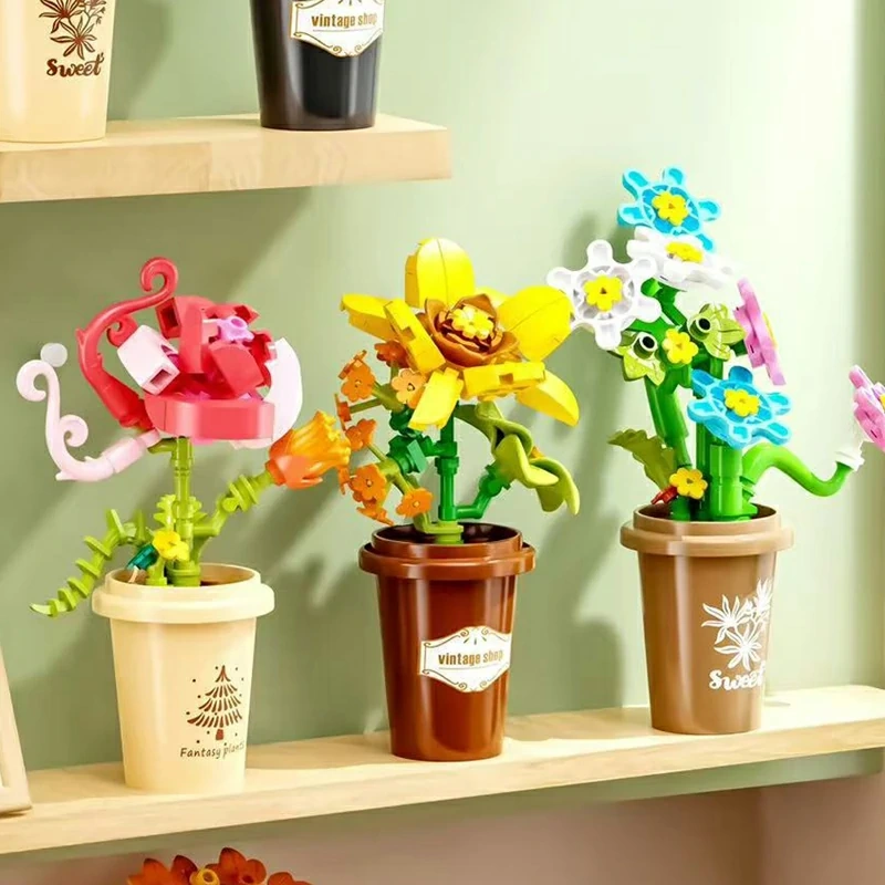 MJI 13033 FLOWER BUCKET FLOWER SERIES Creator Expert