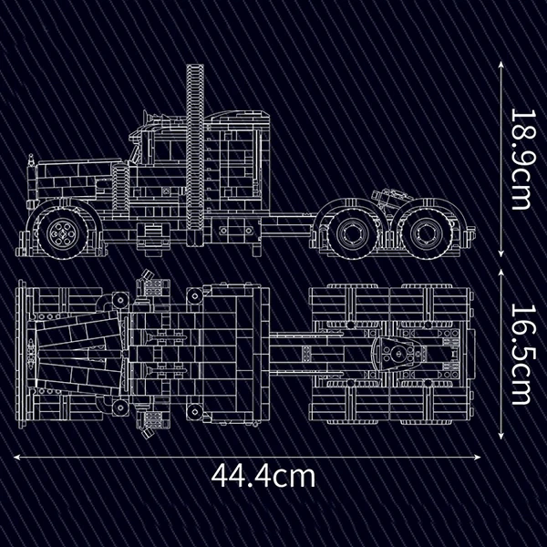 MouldKing 10037 American Truck Technic