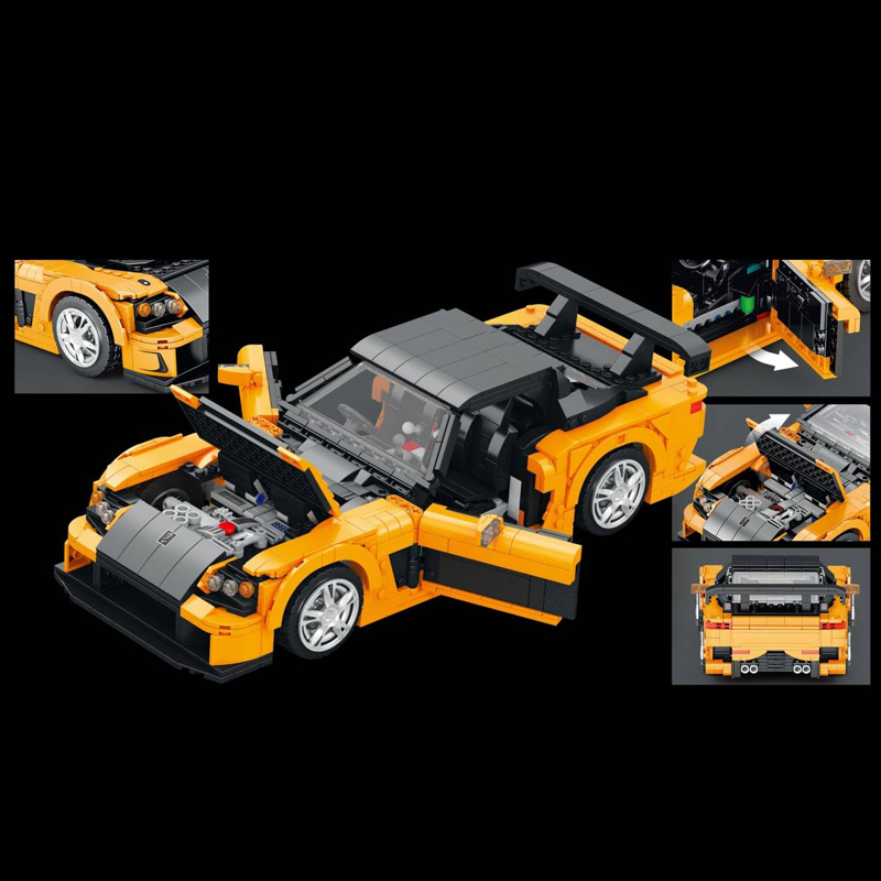 Reobrix 11029 Creator Creator Expert MAZDA RX-7 Building Blocks 1482 pcs Bricks Toys Model Ship Form China