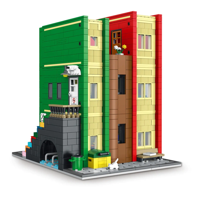 LEGO MOC XMORK 10211 Cities Library Modular Buildings