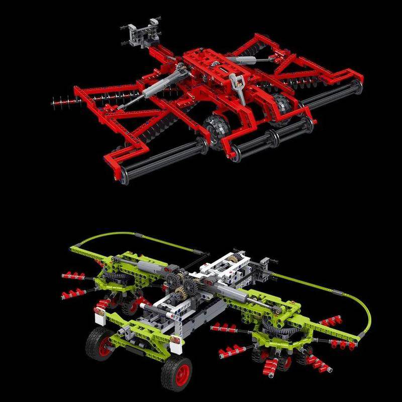 Mould King 17021 Tractor Fastrac 4000er series with RC Building Blocks 3035pcs Bricks Model Kit Ship From China