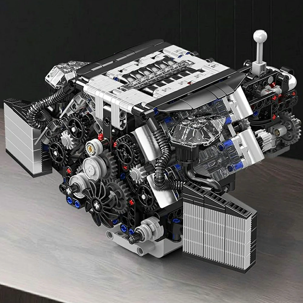 MouldKing 10230 A8 W12 Engine Technic