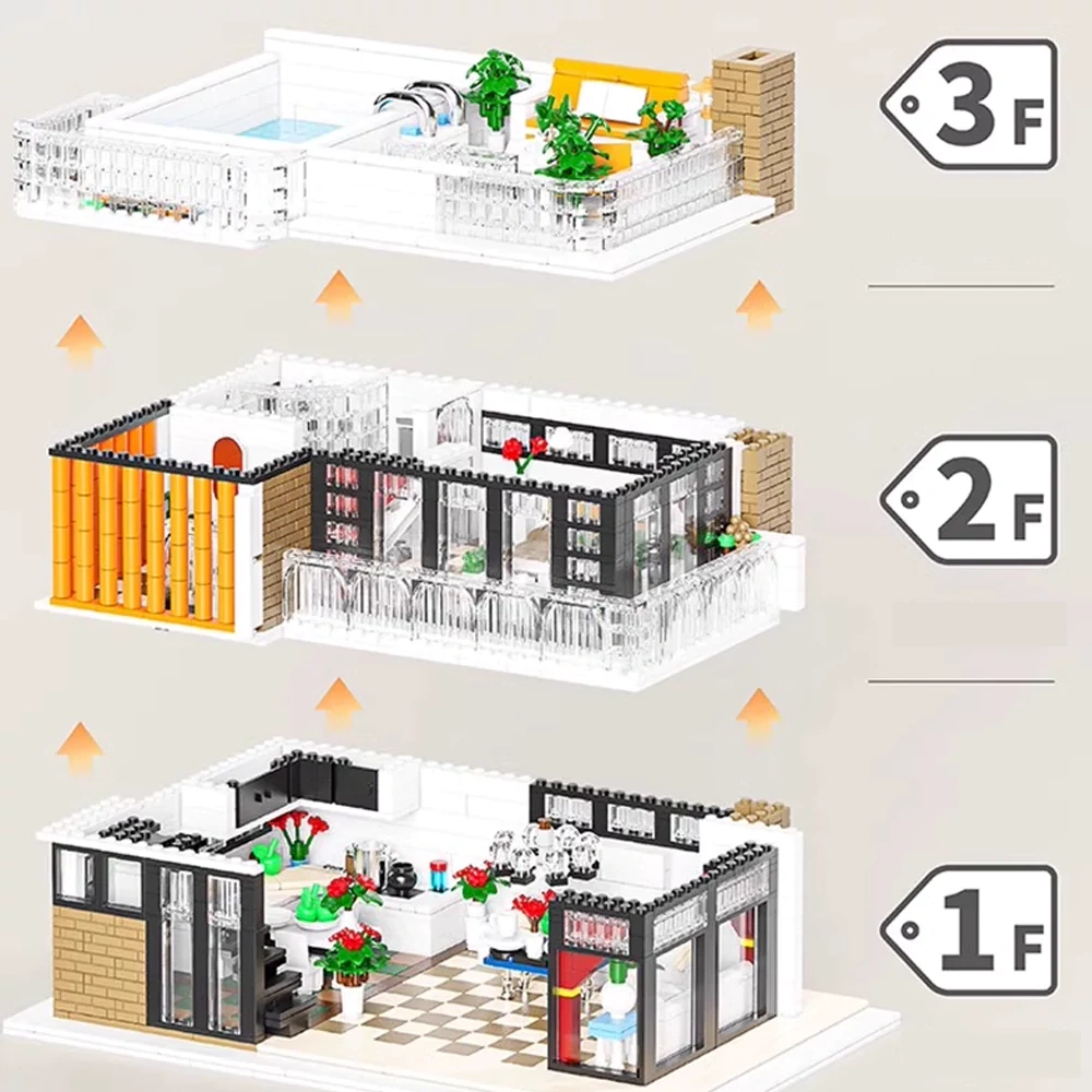 Happy Build YC-23014 DUPLEX HOUS CITY BUILDING Modular Buildings