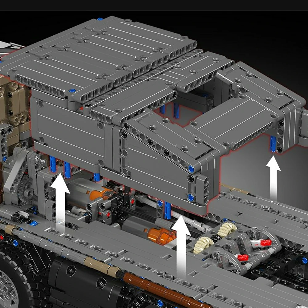 MouldKing BOX -STYLE 8X4 MISSILE VEHIOLE Military