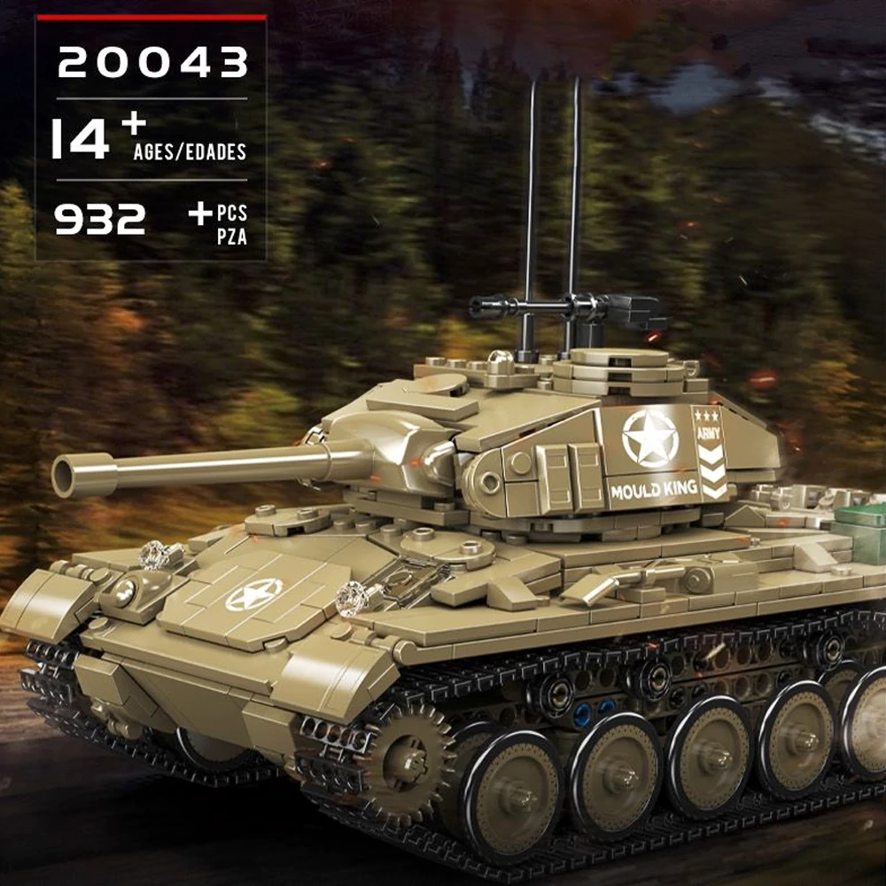MouldKing 20043 M24 Chaffee Tank Military