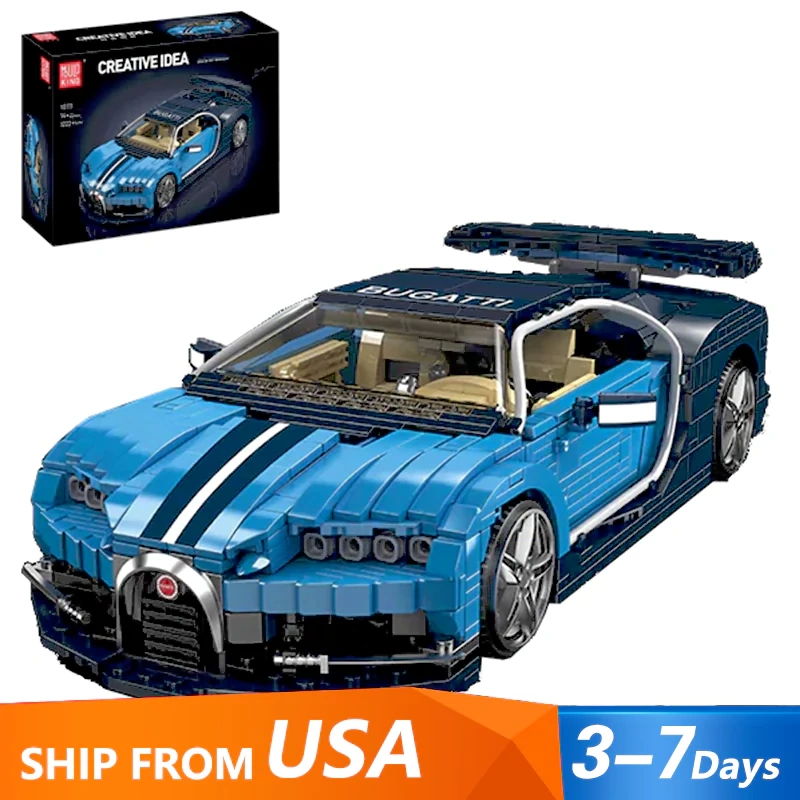 [Pre-sale] [With Original Box] MouldKing 10111 Bugatti Chiron Technic US Warehouse Express