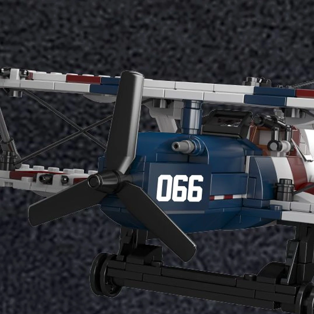 MouldKing 24066 Racing Biplane American Style Technic