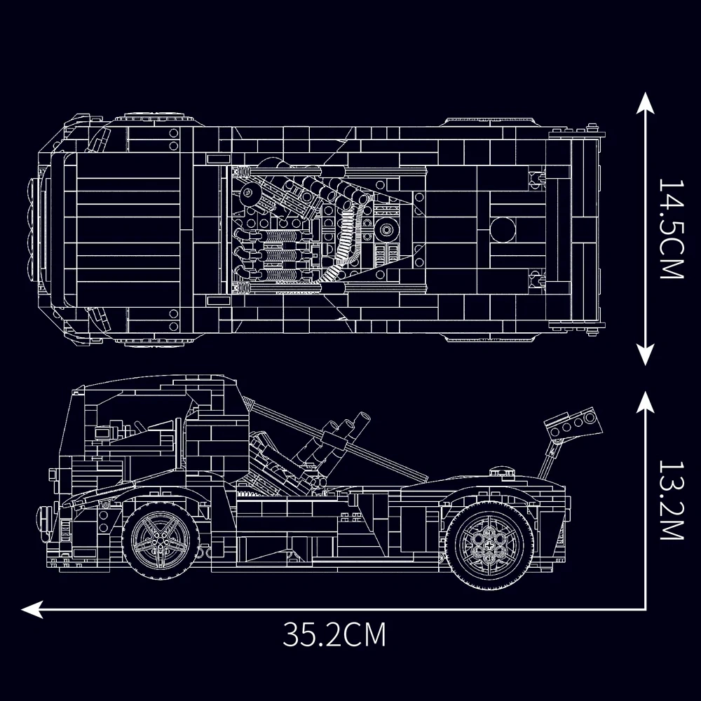 MouldKing 10036 Knight Truck Technic