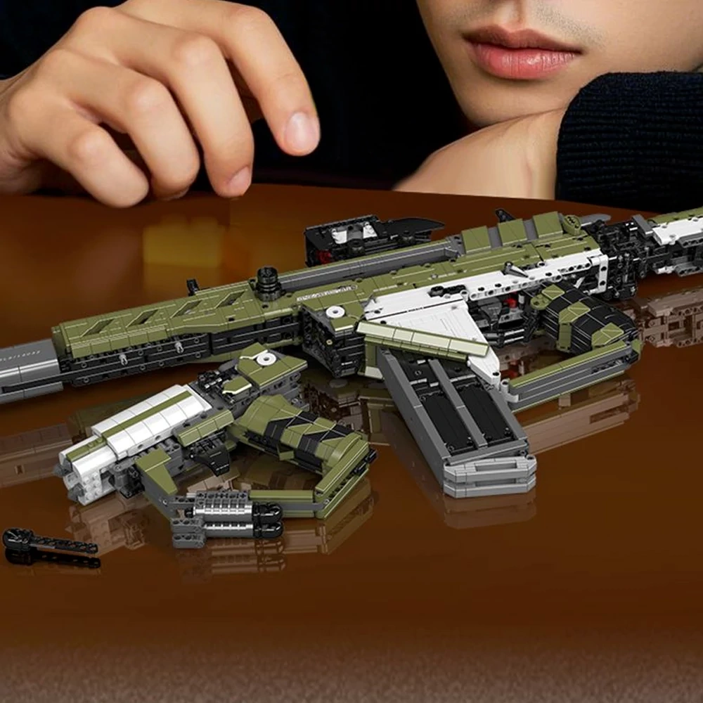 MouldKing 14032 DY-01 Assault Rifle Military
