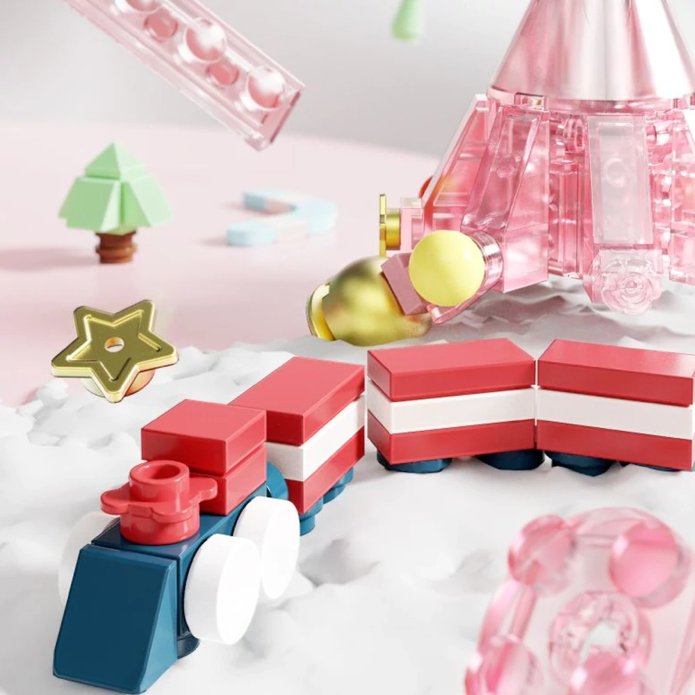 DK 7030 Pink Sky Wheel MERRY Christmas