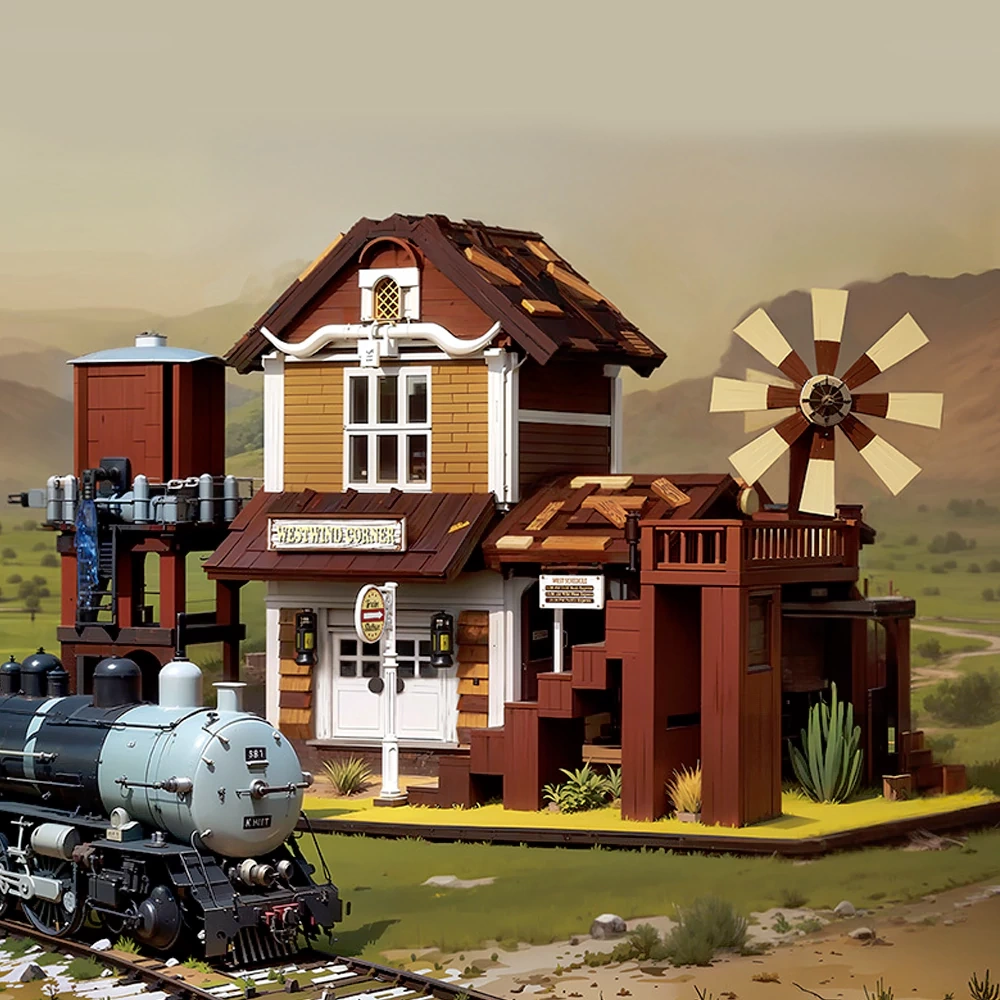 FreeTribe 36001 WESTERN TRAIN STATION Modular Buildings