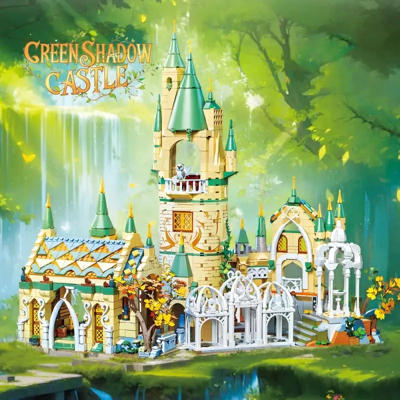 [Mini Micro Bricks] ZHEGAO 643000 Green Shadow Castle Movie
