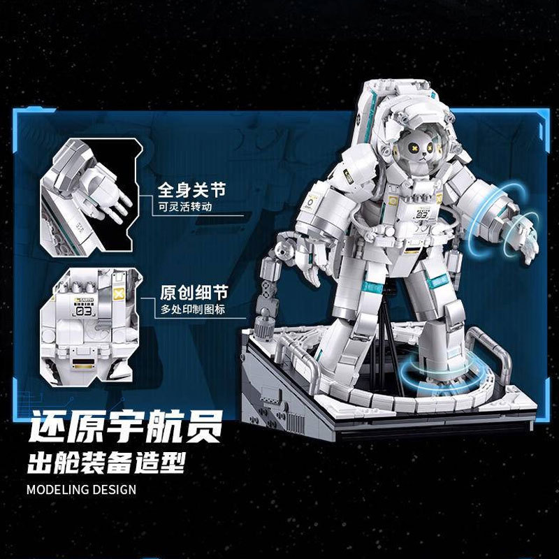 Sluban M38B-P8003 Aerospace Series Shuttle Spacewalk Building Blocks Bricks Toys Ship From China