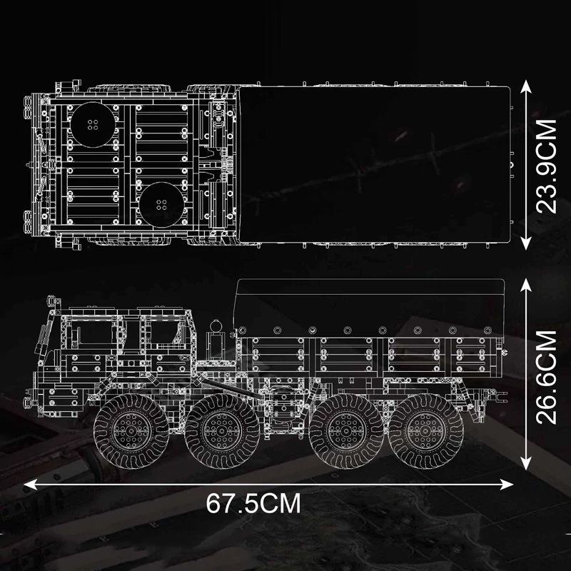 MouldKing Tatry KOLOS 8X8 Military