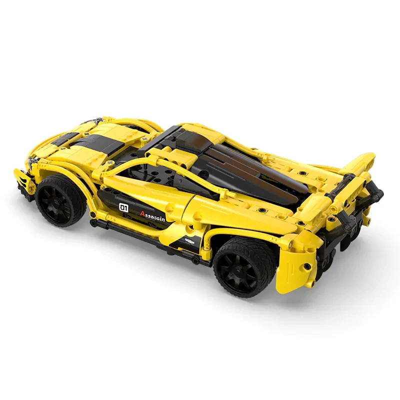 CaDA Sports Car 1:14 Building Block Cart Technic
