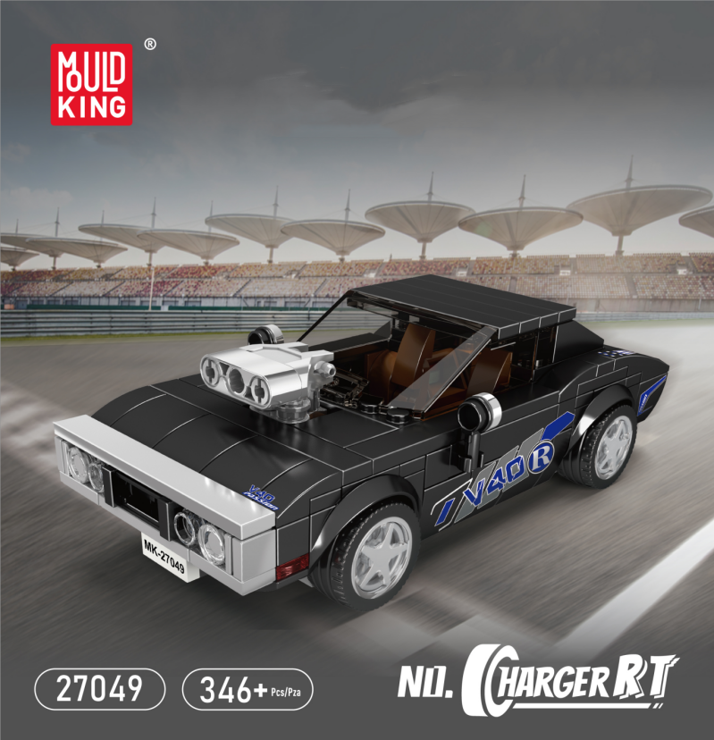 [With Display Box] MouldKing Model Car Super Racers Speed Champions Collection 1