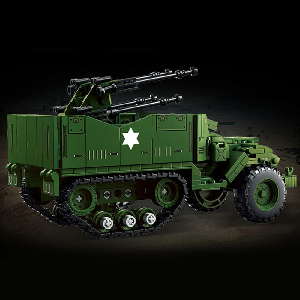 Leyi 66080 M16 MULTIPLE GUN MOTOR CARRIAGE Military
