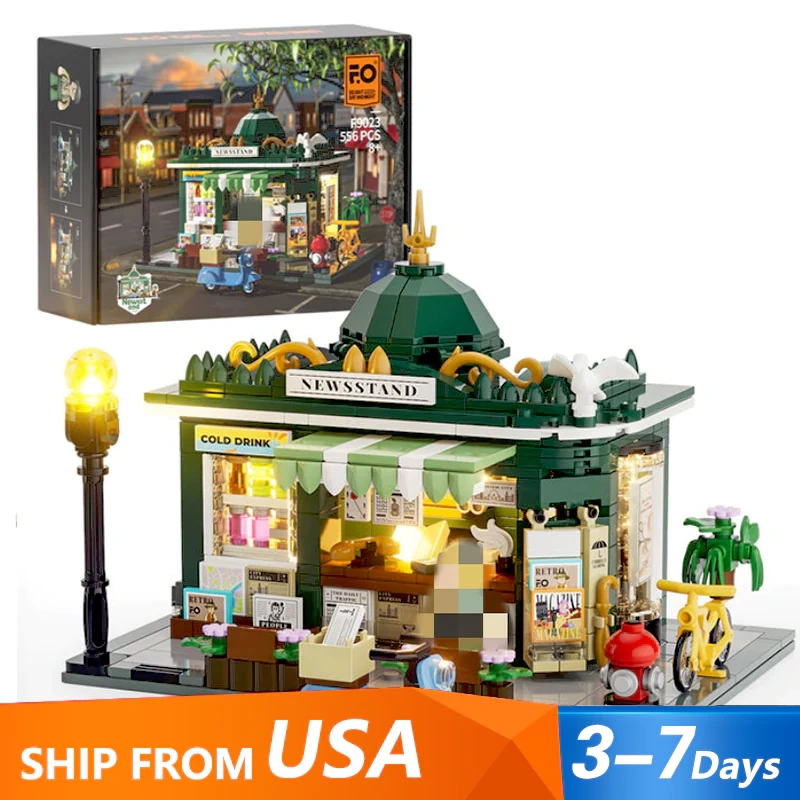 [Pre-sale] FUNWHOLE F9023 Newsstand Modular Buildings US Warehouse Express