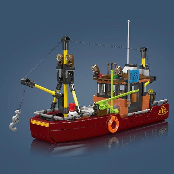 MouldKing Bustling Freeport Series Technic