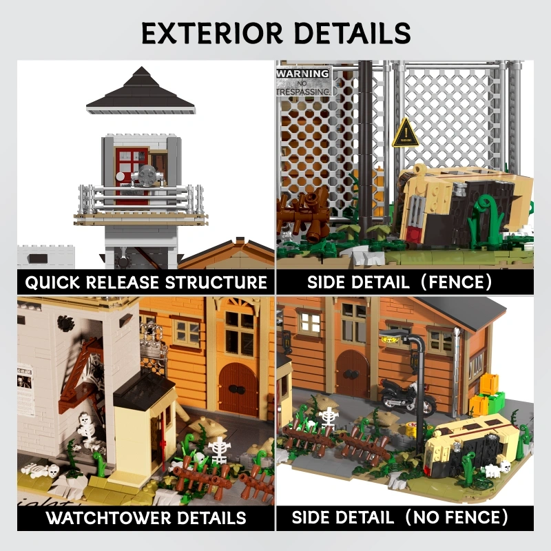 Bricklee 10902 Apocalypse Prison Movie