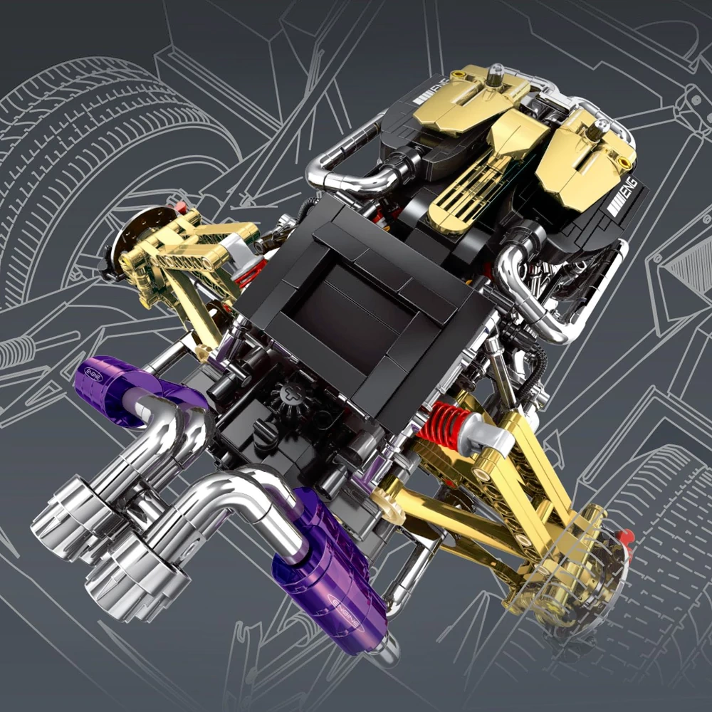 Eikee Y15004 V12 ENGINE Technic