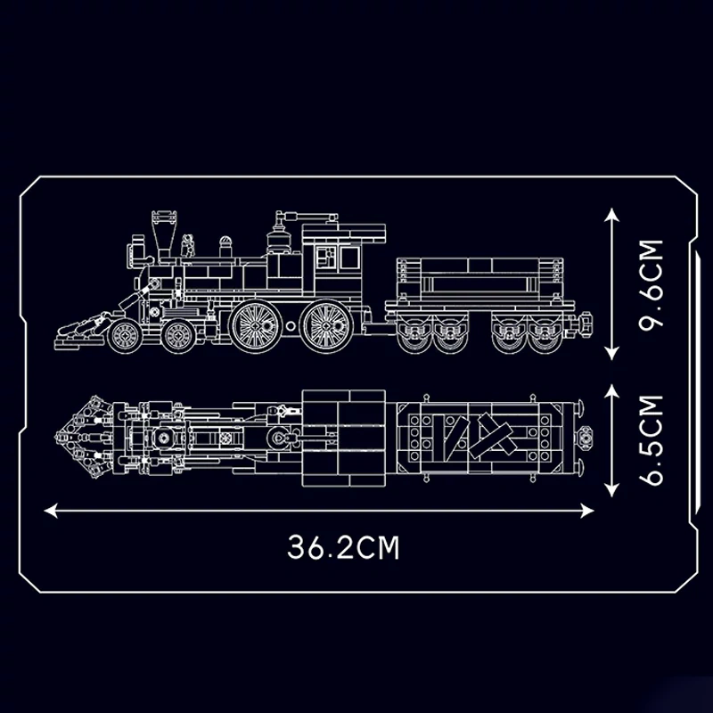 [With Motor] MouldKing 12030 The General Technic
