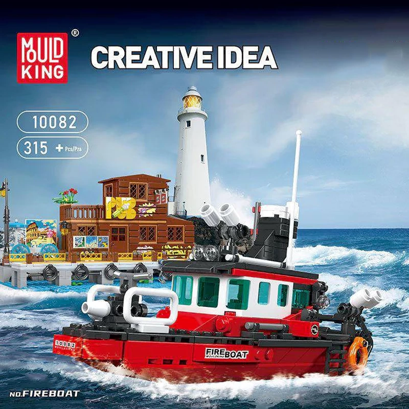 MouldKing Bustling Freeport Series Technic