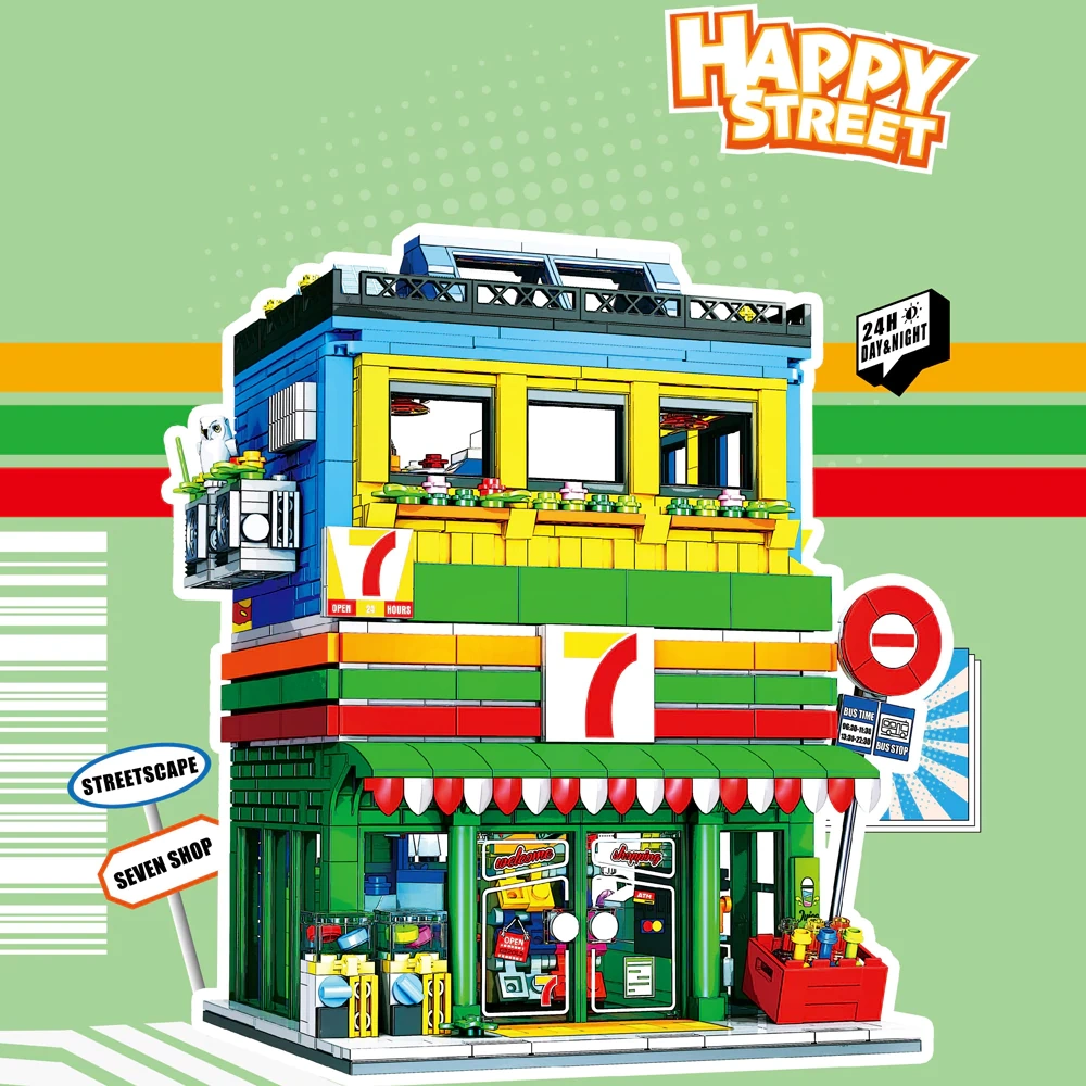 Jiestar Mini Street View Convenience Store Modular Buildings