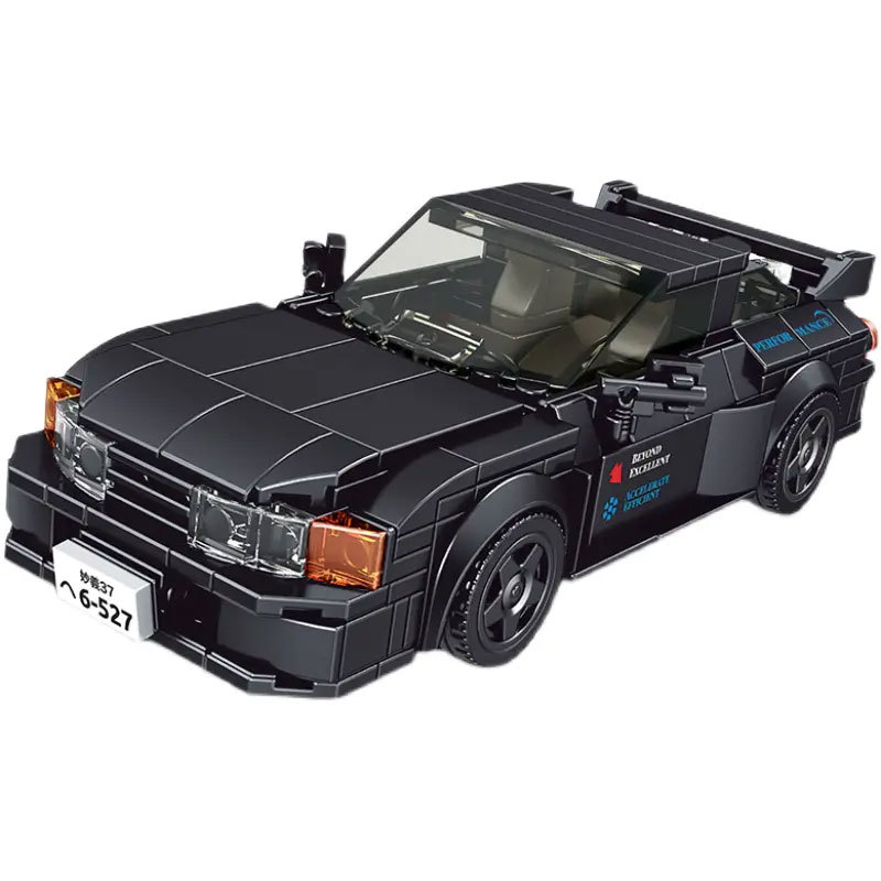 【With Display Box】Mould King 27014 Model Car Super Racer Speed Champions Nissan GTR32 Building Blocks 359±pcs Bricks Toys Model From China