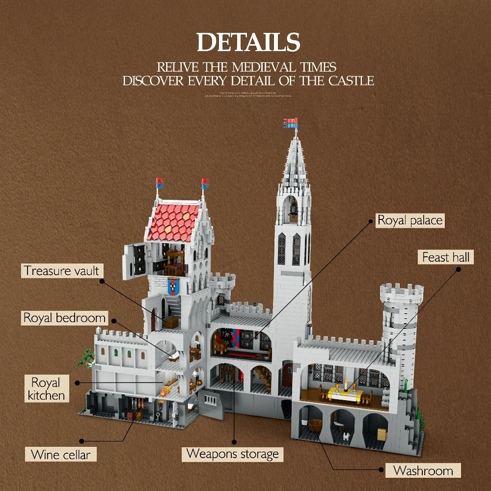 Reobrix 55016 King's Castle Modular Buildings