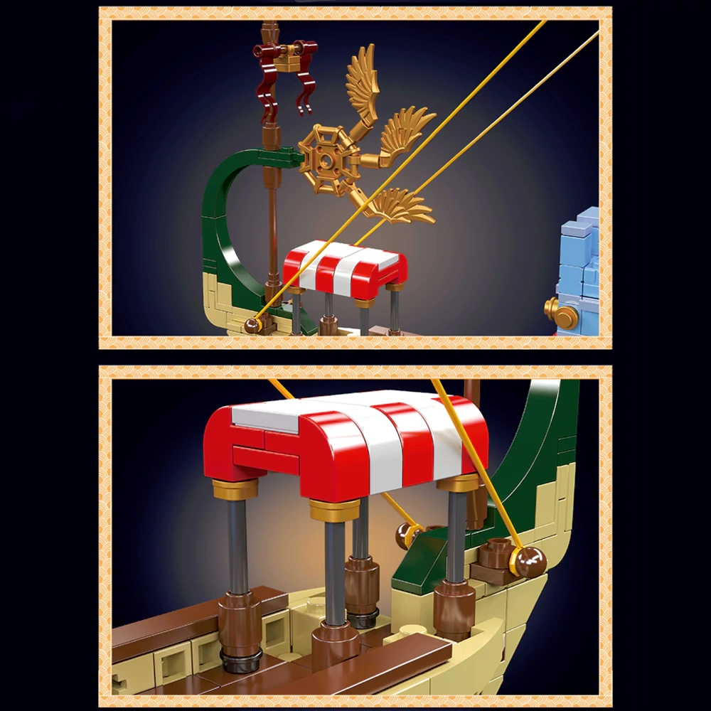 MouldKing 10156 Roman Warship Technic